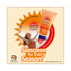 Rayblok Spf 50 Sunscreen Lotion 50Gm