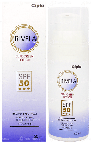 Rivela Spf 50 Sunscreen Lotion 50ml
