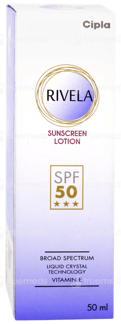 Rivela Spf 50 Sunscreen Lotion 50ml