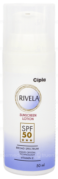 Rivela Spf 50 Sunscreen Lotion 50ml