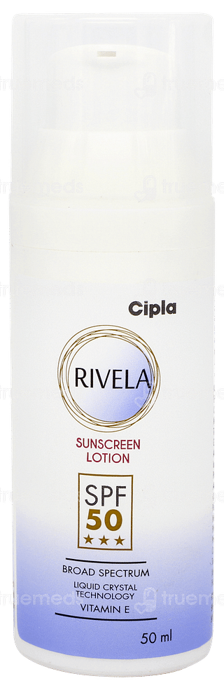 Rivela Spf 50 Sunscreen Lotion 50ml