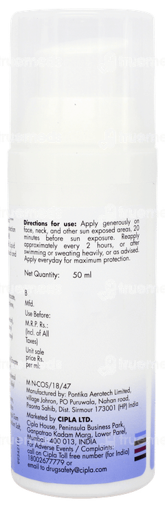 Rivela Spf 50 Sunscreen Lotion 50ml