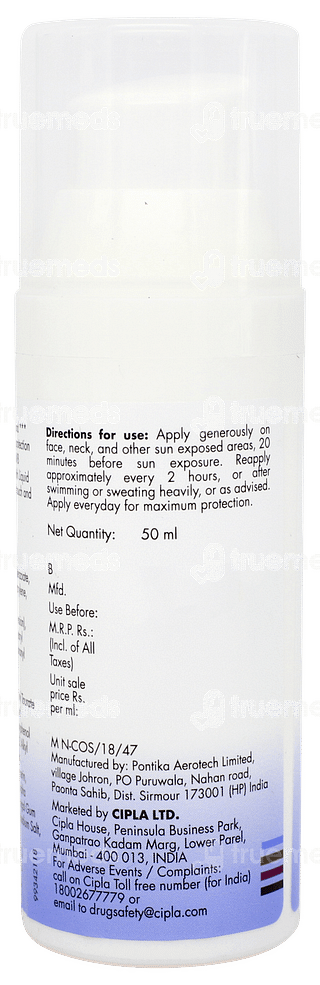 Rivela Spf 50 Sunscreen Lotion 50ml