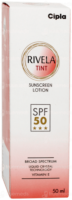 Rivela Tint Spf 50 Sunscreen Lotion 50ml