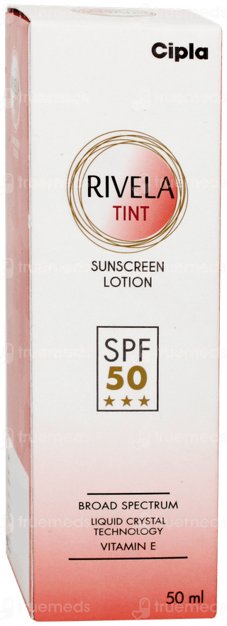 Rivela Tint Spf 50 Sunscreen Lotion 50ml