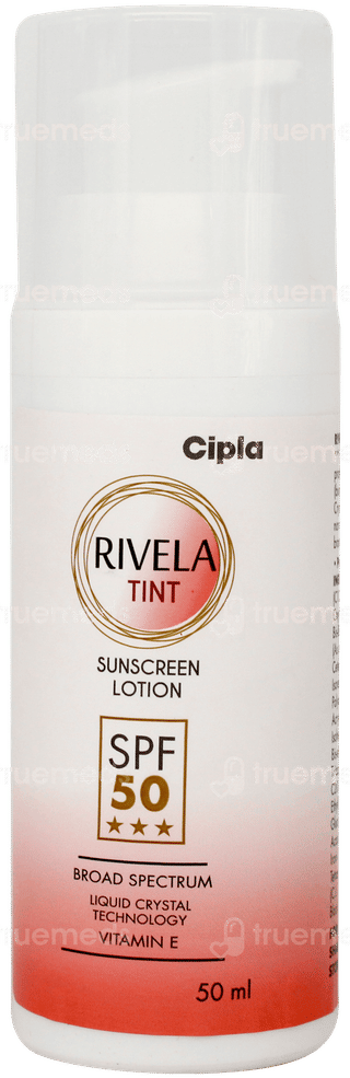 Rivela Tint Spf 50 Sunscreen Lotion 50ml