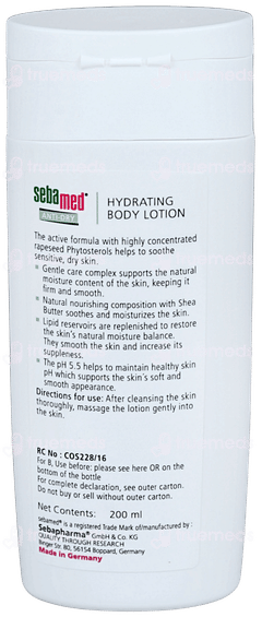 Sebamed Anti Dry Hydrating Lotion 200ml