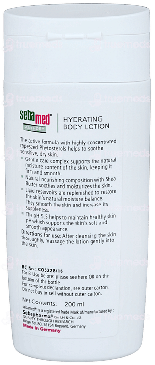 Sebamed Anti Dry Hydrating Lotion 200ml