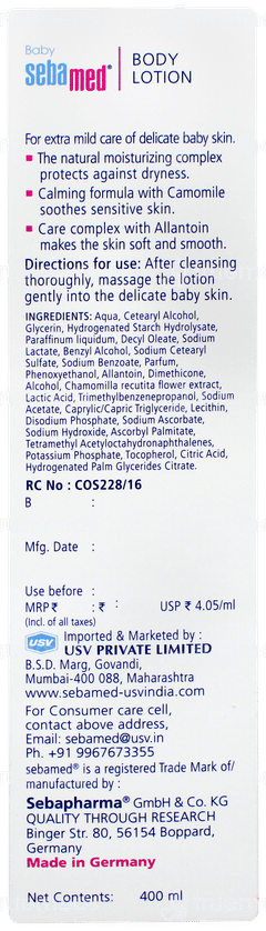 Sebamed Baby Body Lotion 400ml