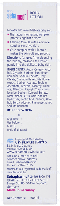 Sebamed Baby Body Lotion 400ml