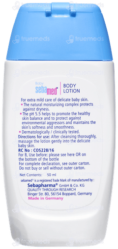 Sebamed Baby With Camomile Body Lotion 50ml