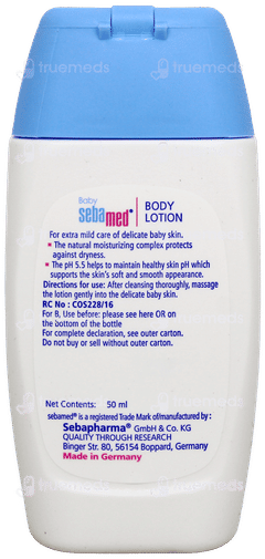 Sebamed Baby With Camomile Body Lotion 50Ml