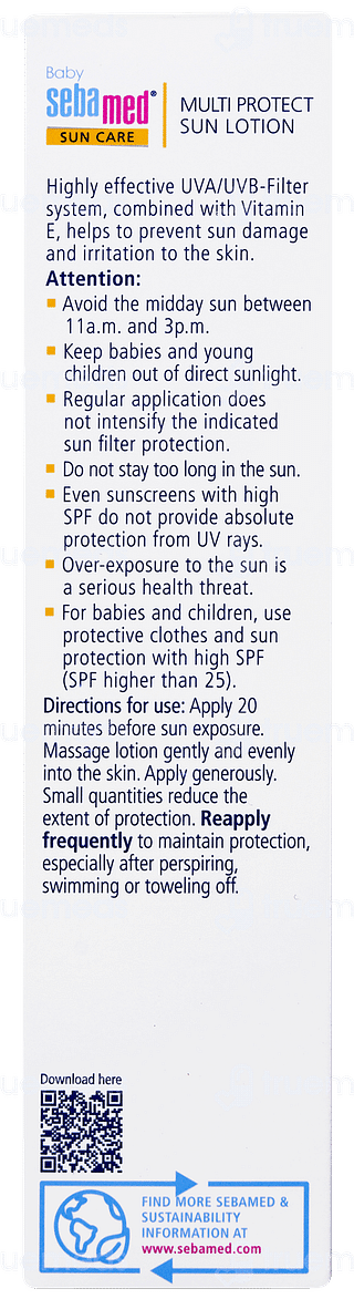 Sebamed Baby Sun Care 50+ Very High Multi Protect Sun Lotion 200ml