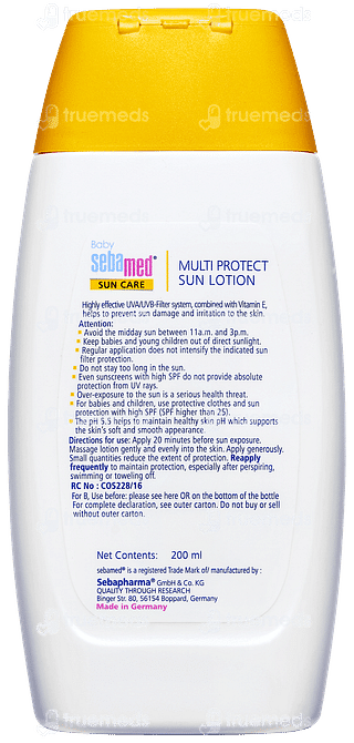 Sebamed Baby Sun Care 50+ Very High Multi Protect Sun Lotion 200ml