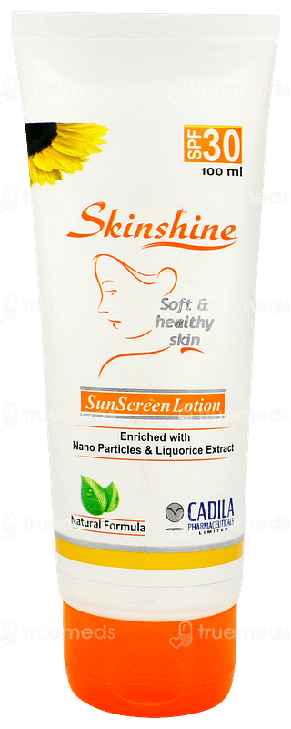 Skinshine Spf 30 Sunscreen Lotion 100ml