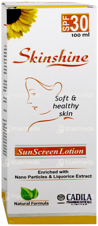 Skinshine Spf 30 Sunscreen Lotion 100Ml
