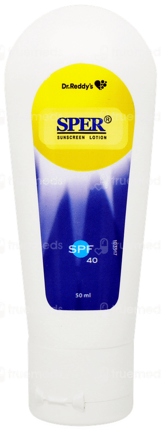 Sper Spf 40 Sunscreen Lotion 50ml