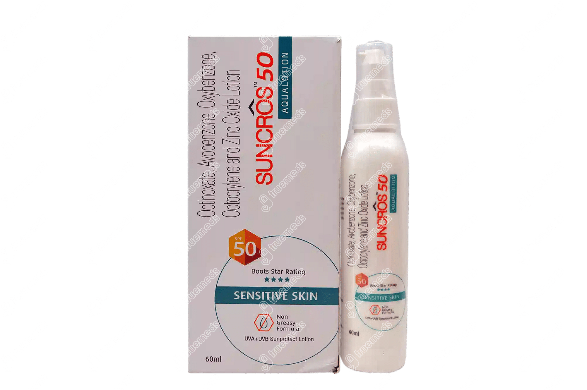 Suncros Aqua Spf 50 Lotion 60 ML - Uses, Side Effects, Dosage, Price 