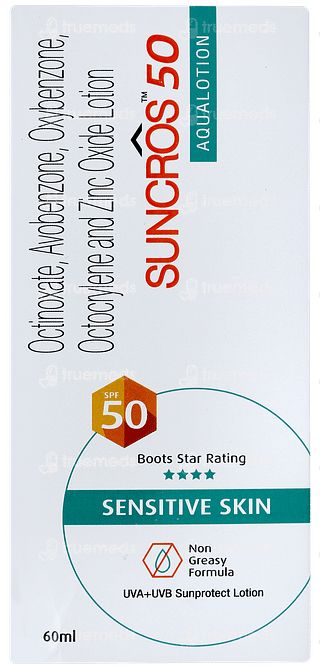 Suncros 50 Spf 50 Aqual Lotion 60ml