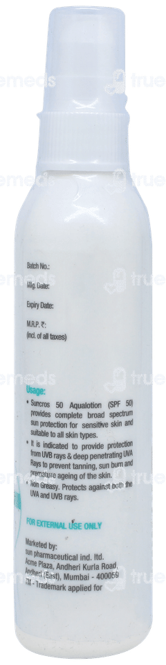 Suncros 50 Aqua Lotion 60ml