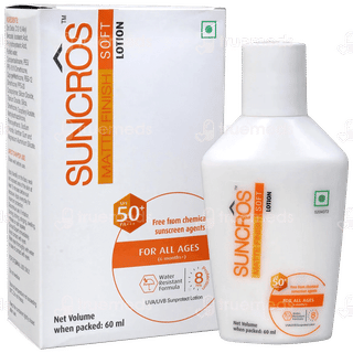 Suncros Soft Spf 50+ Pa+++ Matte Finish Lotion 60Ml