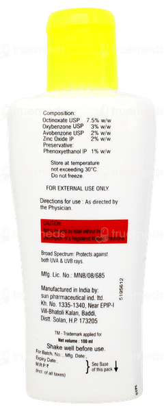 Suncros Spf 26 Lotion 100ml