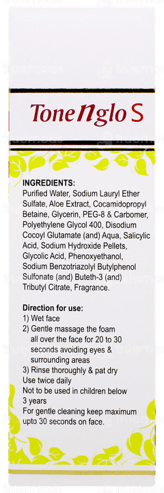 Tonenglo S Foaming Face Wash 100ml