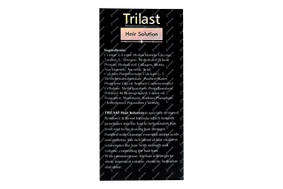 Trilast Hair Solution 60 ML