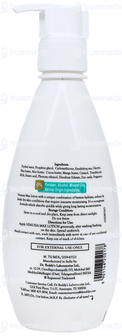 Venusia Max Intensive Moisturizing Lotion 300gm Venusia Max Intensive Moisturizing Lotion 300gm