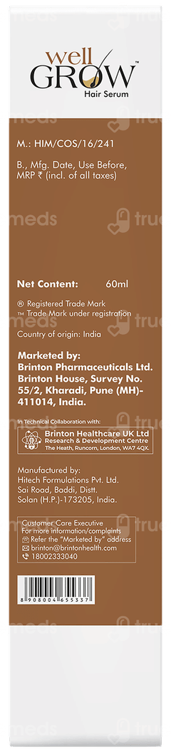 Brinton Well Grow Hair Serum 60ml