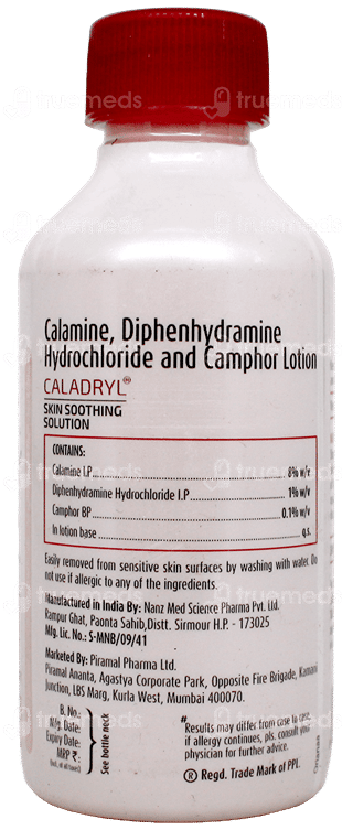 Caladryl Skin Soothing Solution 125Ml