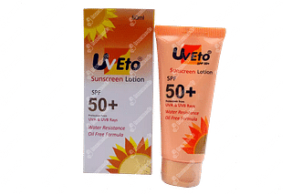 Uveto Spf 50+ Sunscreen Lotion 60ml
