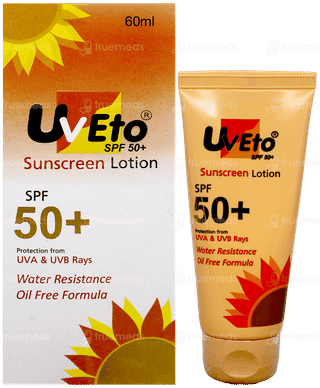 Uveto Spf 50+ Sunscreen Lotion 60Ml