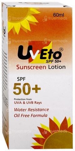 Uveto Spf 50+ Sunscreen Lotion 60Ml