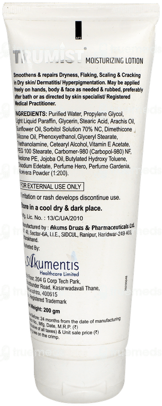 Trumist Moisturizing Lotion 200Gm