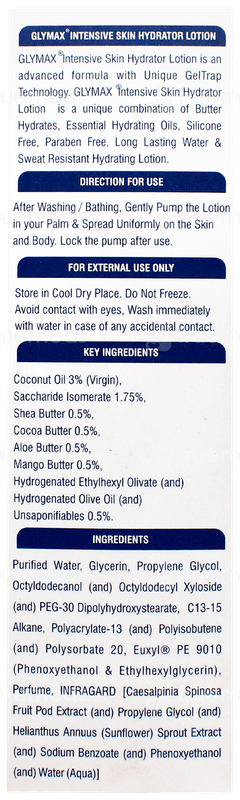 Glymax Intensive Skin Hydrator Lotion 200ml