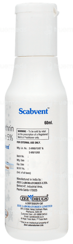 Scabvent Lotion 60ml Scabvent Lotion 60ml