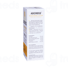 Adcross Spf 50 Pa+++ Sunscreen Lotion 75Ml