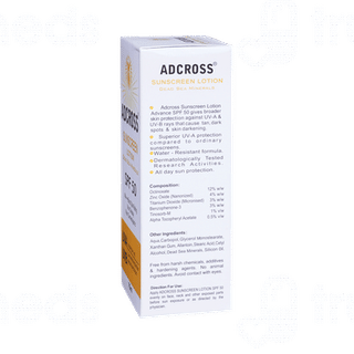 Adcross Spf 50 Pa+++ Sunscreen Lotion 75Ml