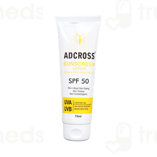 Adcross Spf 50 Pa+++ Sunscreen Lotion 75Ml