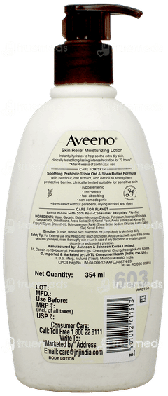 Aveeno Skin Relief Moisturizing Lotion 354Ml