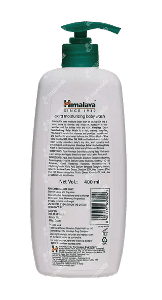 Himalaya Extra Moisturizing Baby Wash 400 ML