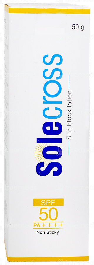 Solecross Spf 50 Pa++++ Sun Block Lotion 50gm