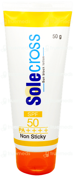 Solecross Spf 50 Pa++++ Sun Block Lotion 50gm