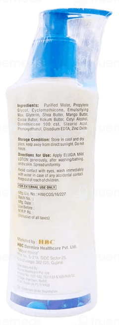 Elugia Max Intensive Moisturising Lotion 200Ml