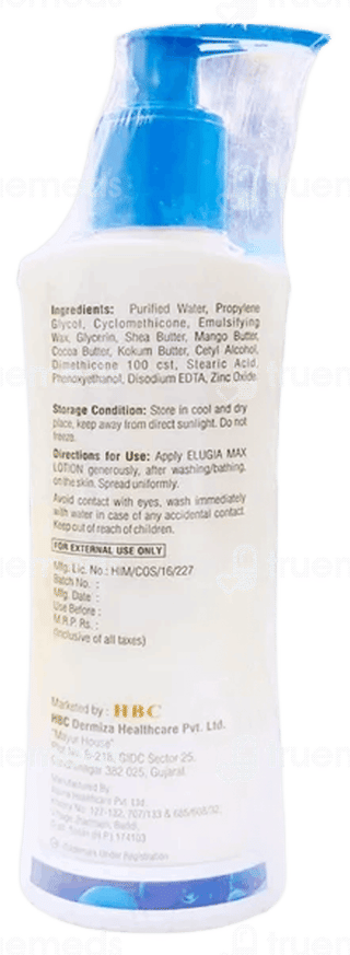 Elugia Max Intensive Moisturising Lotion 200Ml