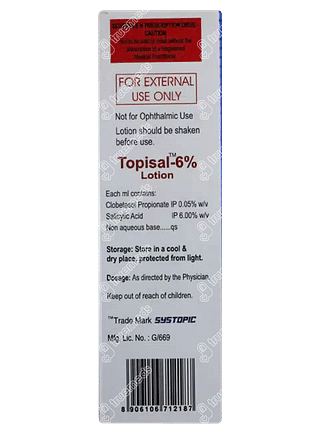 Topisal 6% Lotion 50ml