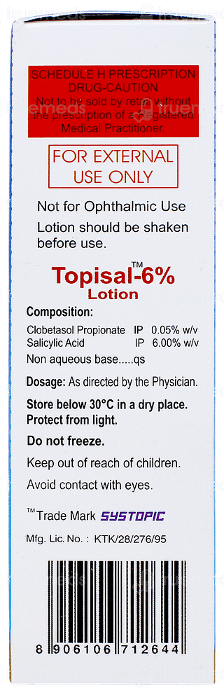 Topisal 6% Lotion 50ml