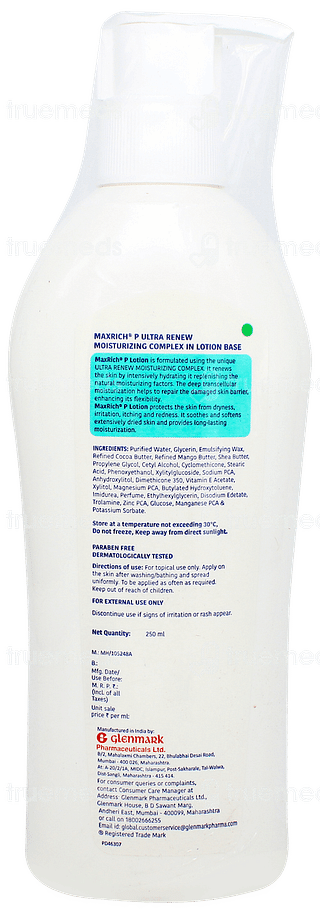 Maxrich P Ultra Renew Moisturizing Lotion 250ml