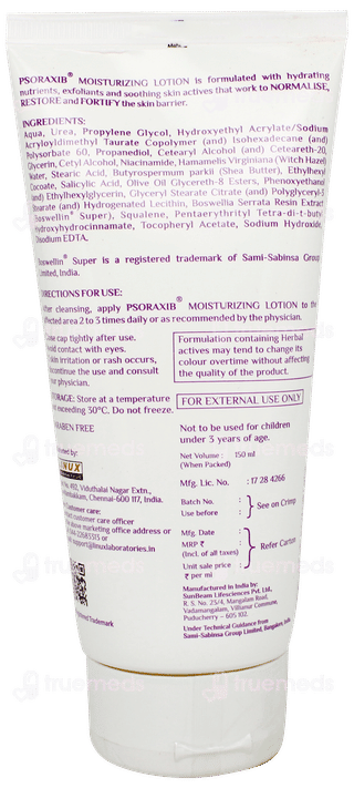 Psoraxib Moisturizing Lotion 150ml